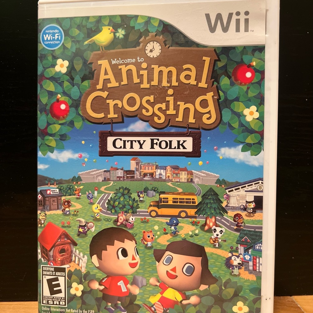 Nintendo Wii Game Animal Crossing City Folk